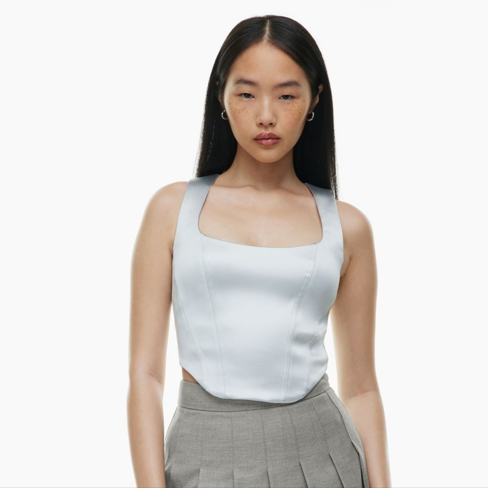 Aritzia Sunday Best Satin Bustier